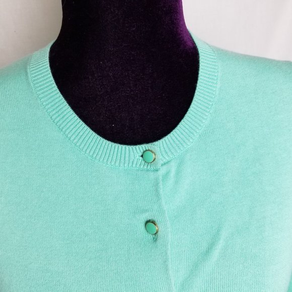 BANANA REPUBLIC WOMEN SMALL SWEATER CARDIGAN SEA - Picture 2 of 7